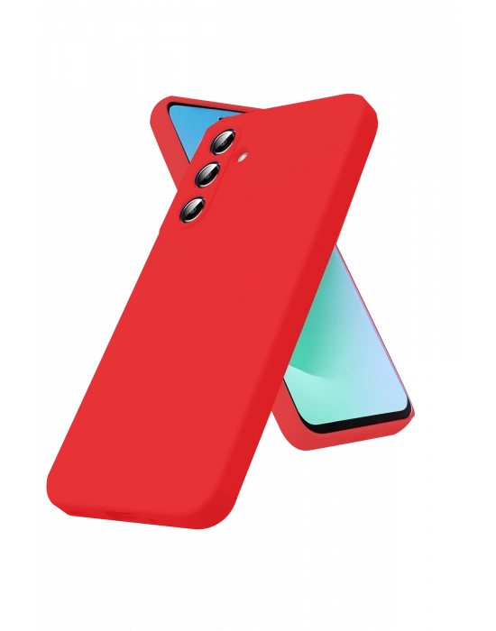 Newface Samsung Galaxy A17 5G First Silikon - Kırmızı