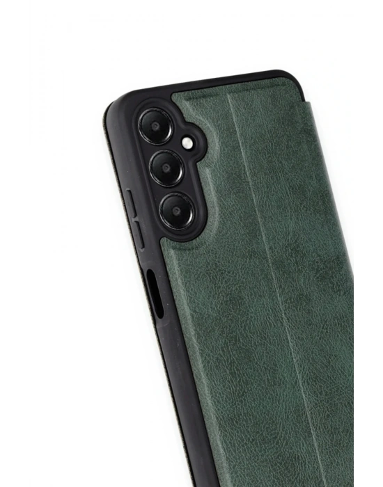 Newface Samsung Galaxy A17 5G Flip Cover - Yeşil