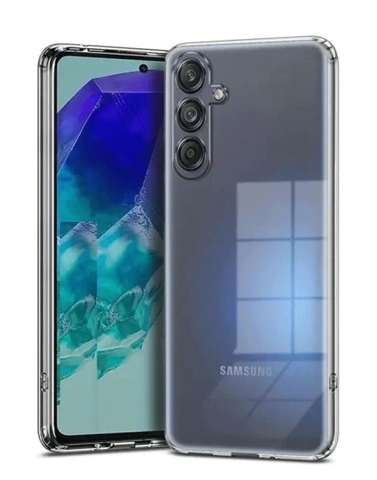 Newface Samsung Galaxy A17 5G Kılıf Lüx Şeffaf Silikon