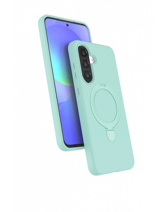 Newface Samsung Galaxy A17 5G Regal Magsafe Standlı Kapak - Su Yeşili