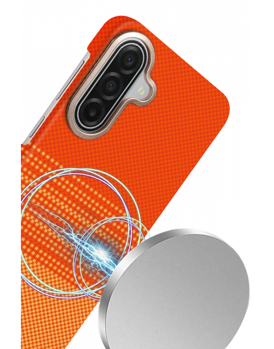 Newface Samsung Galaxy A17 5G Vega Magsafe Kapak - Sarı