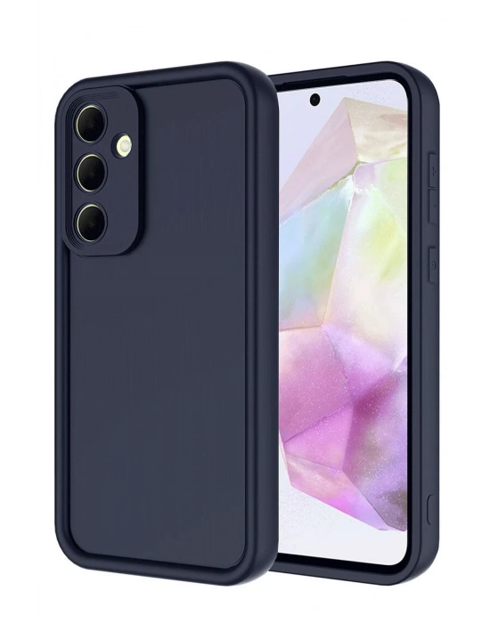 Newface Samsung Galaxy A17 5G Viera Silikon - Lacivert