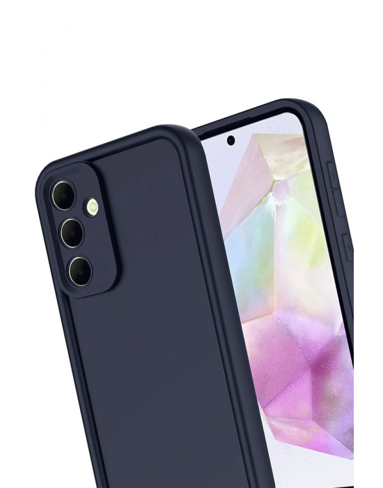 Newface Samsung Galaxy A17 5G Viera Silikon - Lacivert