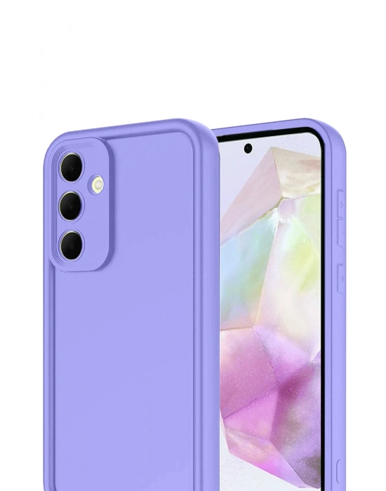 Newface Samsung Galaxy A17 5G Viera Silikon - Lila