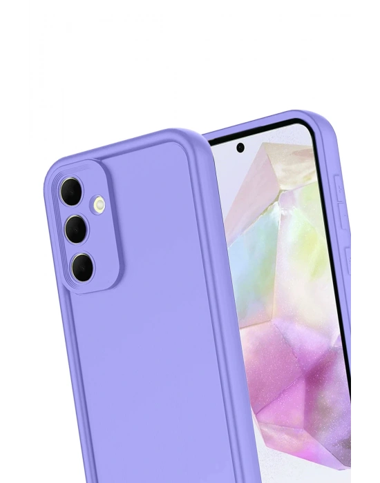 Newface Samsung Galaxy A17 5G Viera Silikon - Lila