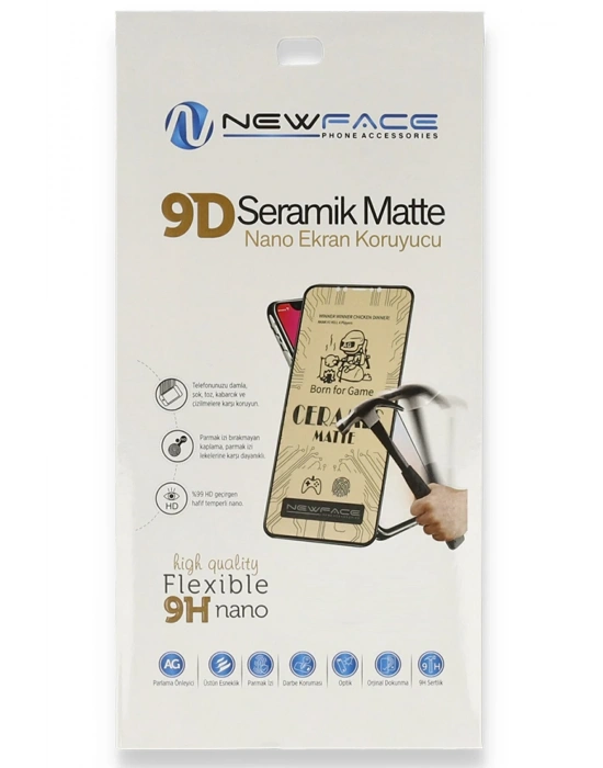 Newface Samsung Galaxy A20S Mat Seramik Nano Ekran Koruyucu