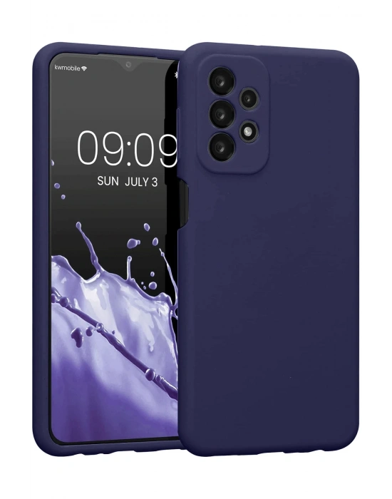 Newface Samsung Galaxy A23 4G Kılıf First Silikon - Lacivert