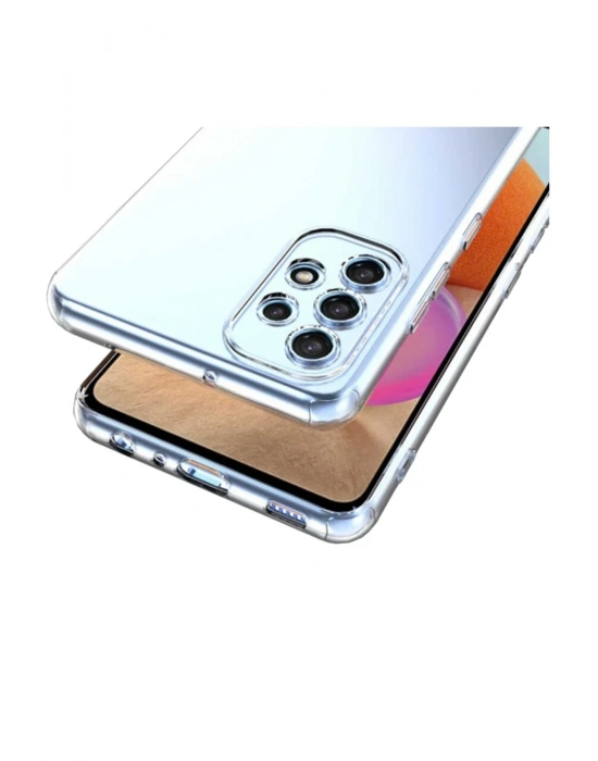 Newface Samsung Galaxy A23 4G Kılıf Lüx Şeffaf Silikon