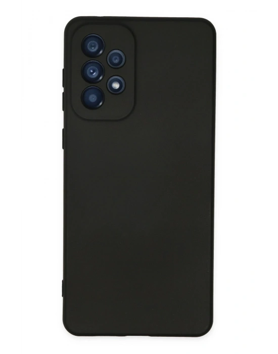 Newface Samsung Galaxy A23 4G Kılıf Nano içi Kadife Silikon - Siyah