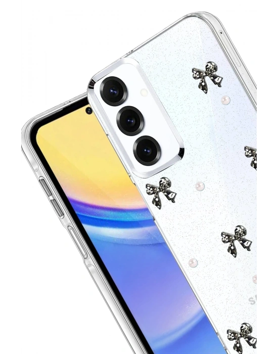 Newface Samsung Galaxy A24 4G Fiyonk Desenli Kapak - Desen 8