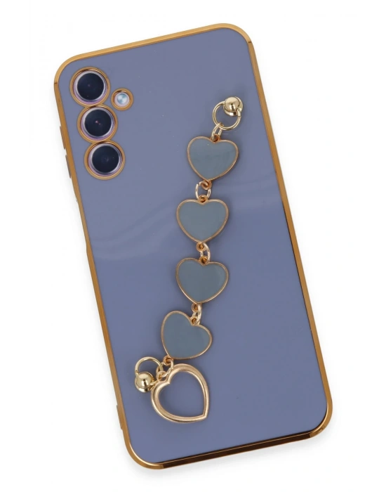 Newface Samsung Galaxy A24 4G Kılıf Esila Silikon - Gri