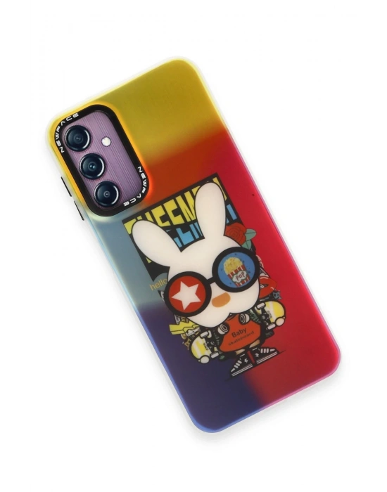 Newface Samsung Galaxy A24 4G Kılıf Estoril Desenli Kapak - Estoril - 10