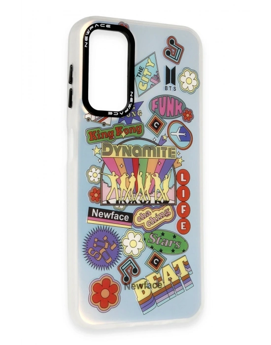 Newface Samsung Galaxy A24 4G Kılıf Estoril Desenli Kapak - Estoril - 14