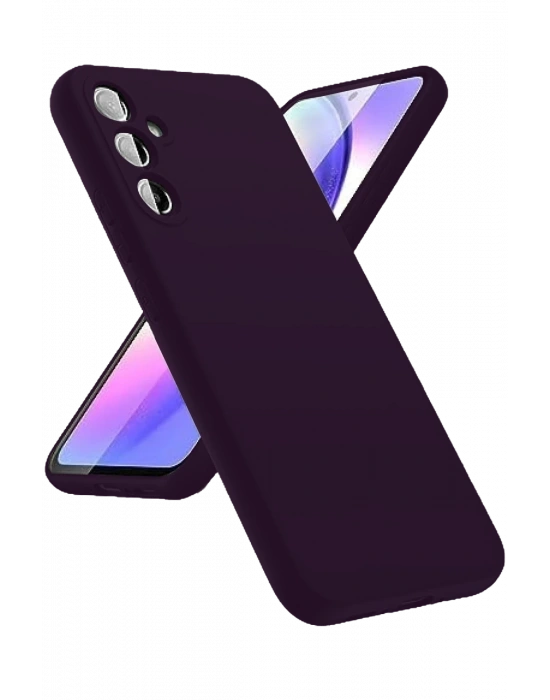 Newface Samsung Galaxy A24 4G Kılıf First Silikon - Mor