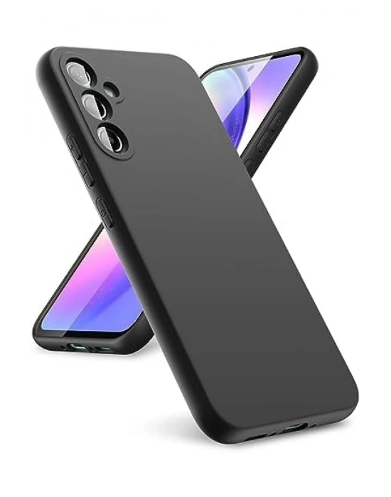 Newface Samsung Galaxy A24 4G Kılıf First Silikon - Siyah