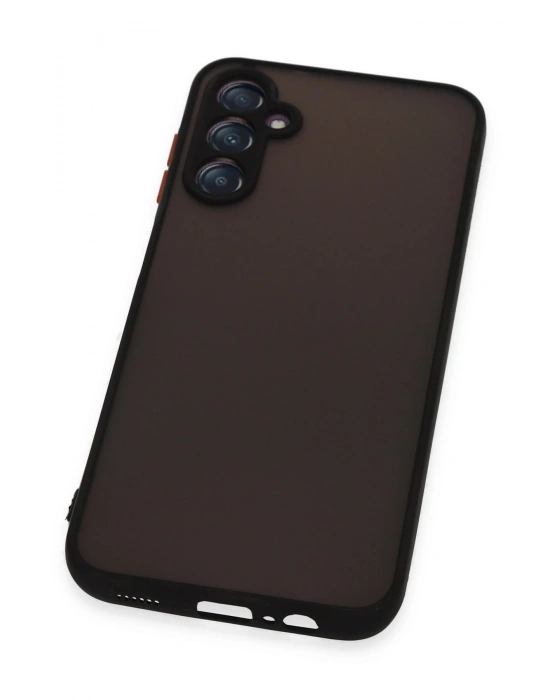 Newface Samsung Galaxy A24 4G Kılıf Montreal Silikon Kapak - Siyah