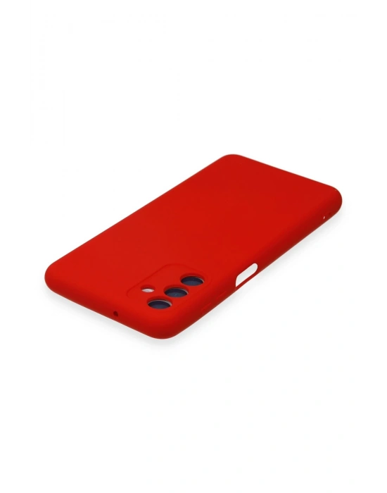 Newface Samsung Galaxy A24 4G Kılıf Nano içi Kadife Silikon - Kırmızı