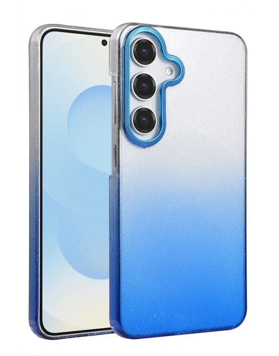 Newface Samsung Galaxy A25 5G Glossy Kapak - Mavi