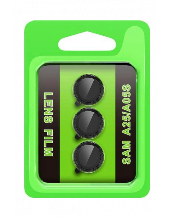 Newface Samsung Galaxy A25 5G Raze Metal Kamera Lens - Siyah