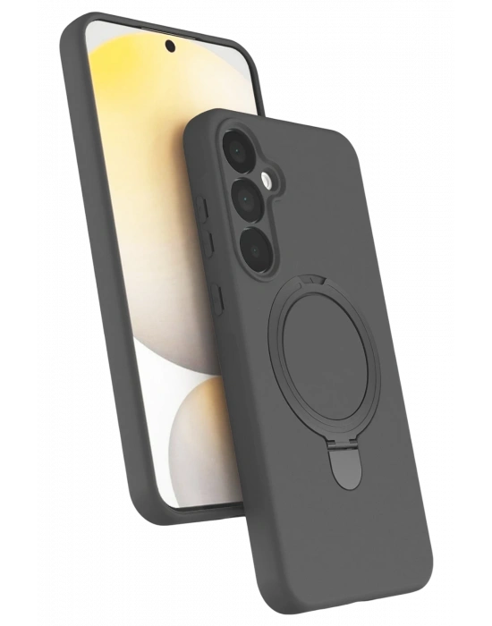 Newface Samsung Galaxy A25 5G Regal Magsafe Standlı Kapak - Titan Gri