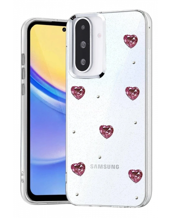 Newface Samsung Galaxy A26 Fiyonk Desenli Kapak - Desen 3