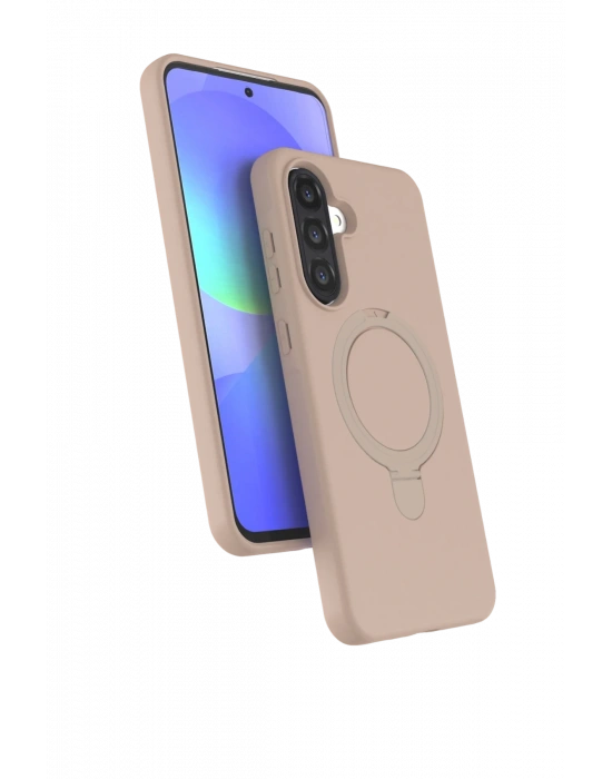 Newface Samsung Galaxy A26 Regal Magsafe Standlı Kapak - Çöl Titanyum