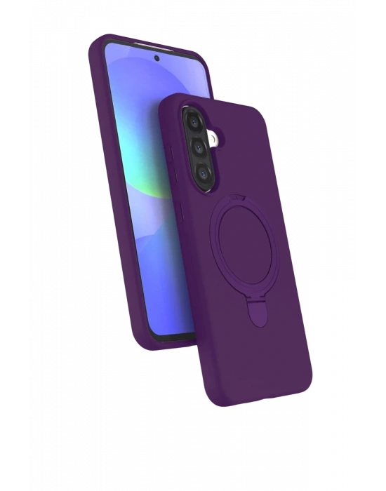 Newface Samsung Galaxy A26 Regal Magsafe Standlı Kapak - Derin Mor