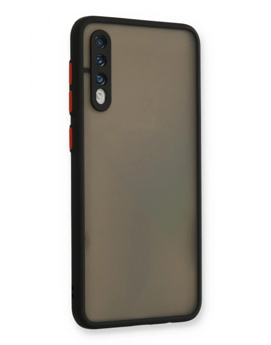 Newface Samsung Galaxy A30S Kılıf Montreal Silikon Kapak - Siyah