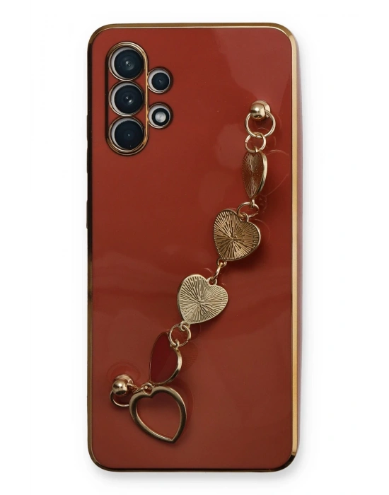 Newface Samsung Galaxy A32 Kılıf Esila Silikon - Kırmızı