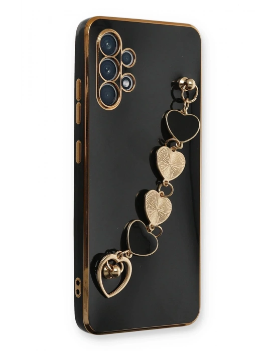 Newface Samsung Galaxy A32 Kılıf Esila Silikon - Siyah