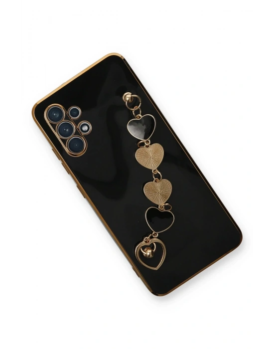 Newface Samsung Galaxy A32 Kılıf Esila Silikon - Siyah