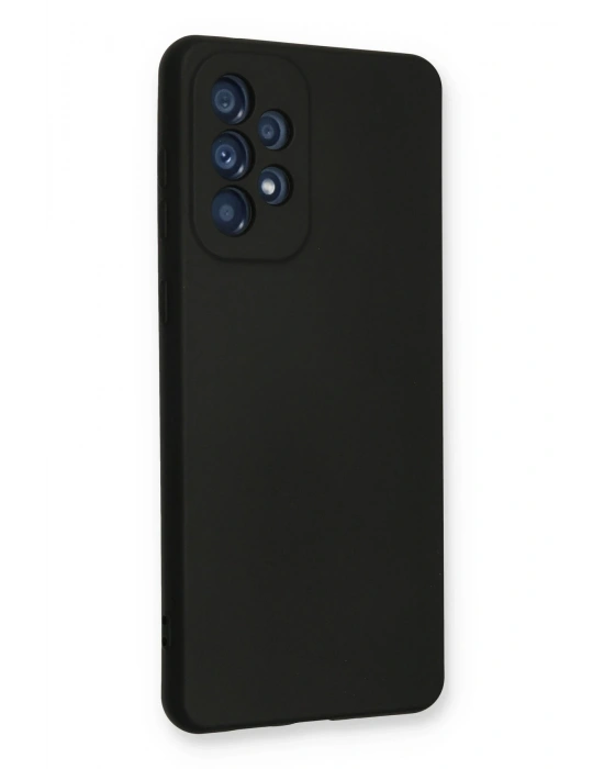 Newface Samsung Galaxy A33 5G Kılıf Nano içi Kadife Silikon - Siyah