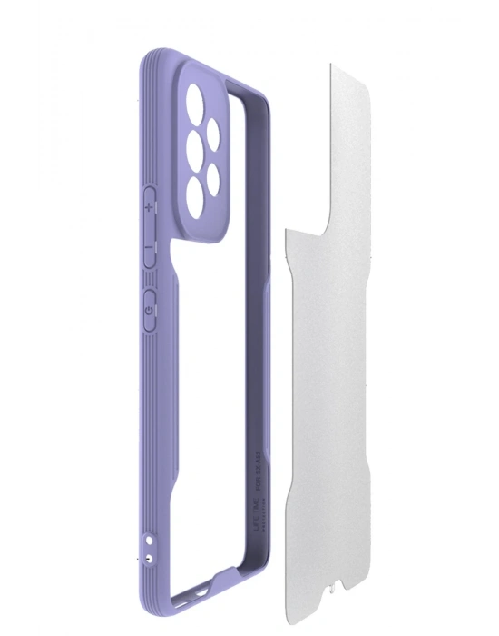 Newface Samsung Galaxy A33 5G Kılıf Platin Silikon - Sarı