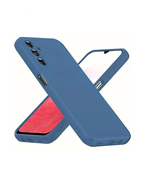 Newface Samsung Galaxy A34 5G Kılıf First Silikon - Mavi