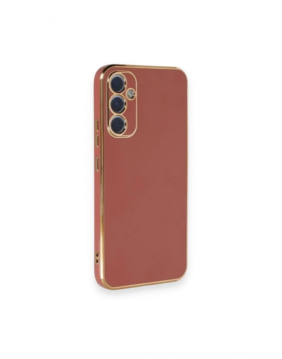 Newface Samsung Galaxy A34 5G Kılıf Volet Silikon - Kırmızı