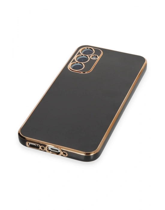 Newface Samsung Galaxy A34 5G Kılıf Volet Silikon - Siyah