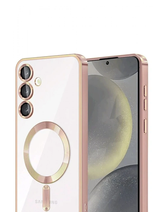 Newface Samsung Galaxy A35 5G Kross Magneticsafe Kapak - Rose