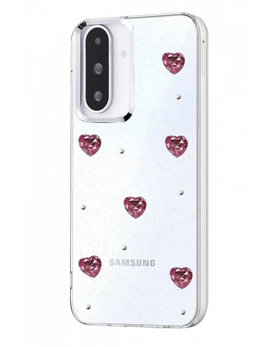 Newface Samsung Galaxy A36 Fiyonk Desenli Kapak - Desen 3