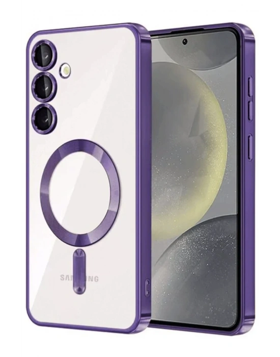 Newface Samsung Galaxy A36 Kross Magneticsafe Kapak - Mor