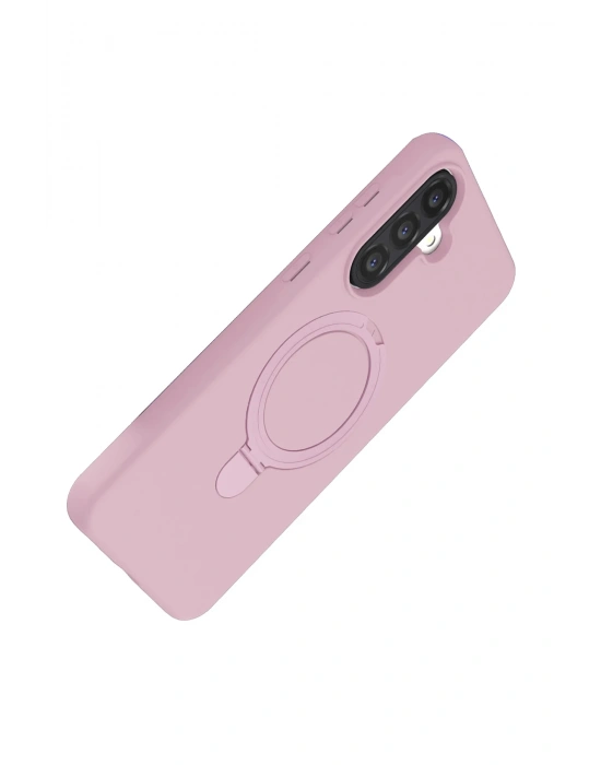 Newface Samsung Galaxy A36 Regal Magsafe Standlı Kapak - Açık Pembe