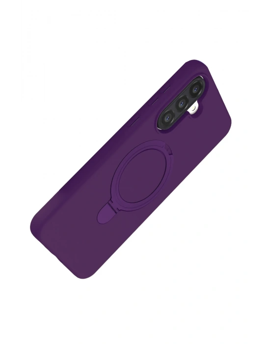 Newface Samsung Galaxy A36 Regal Magsafe Standlı Kapak - Derin Mor