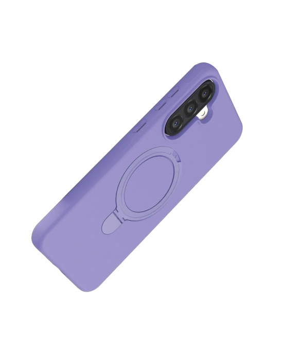 Newface Samsung Galaxy A36 Regal Magsafe Standlı Kapak - Lila