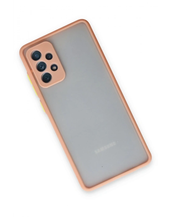 Newface Samsung Galaxy A52 Kılıf Montreal Silikon Kapak - Pembe