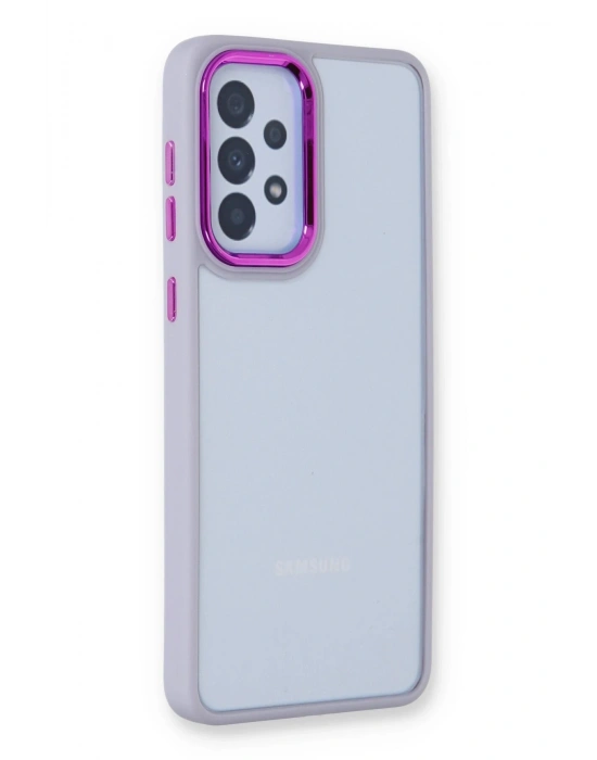 Newface Samsung Galaxy A53 5G Kılıf Dora Kapak - Lila