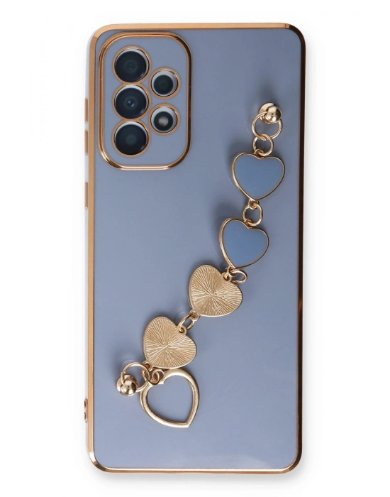 Newface Samsung Galaxy A53 5G Kılıf Esila Silikon - Gri