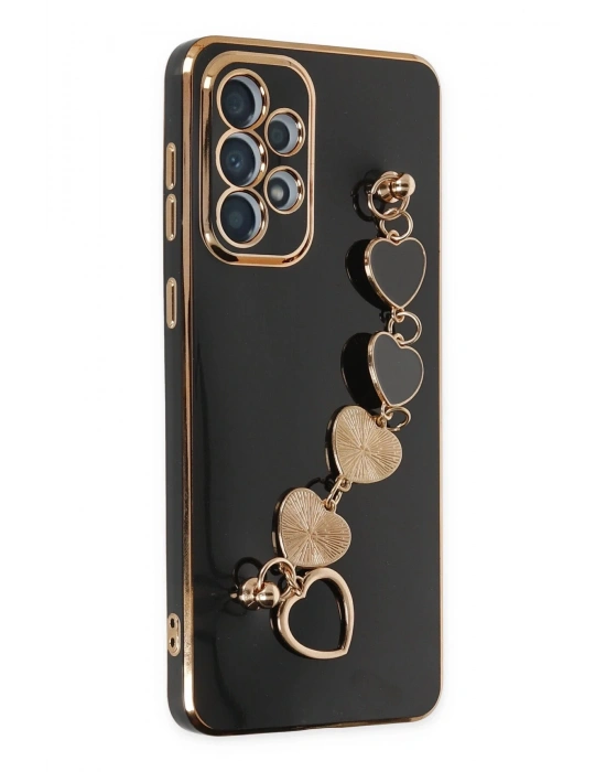 Newface Samsung Galaxy A53 5G Kılıf Esila Silikon - Siyah