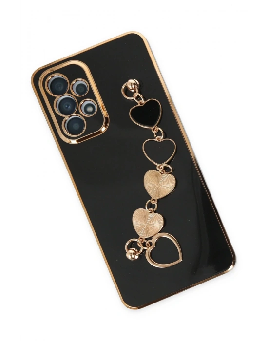 Newface Samsung Galaxy A53 5G Kılıf Esila Silikon - Siyah