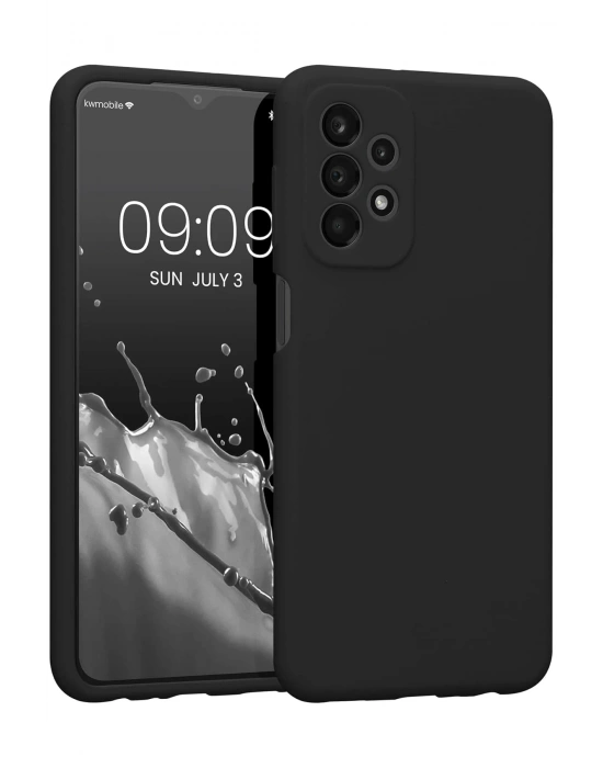 Newface Samsung Galaxy A53 5G Kılıf First Silikon - Siyah