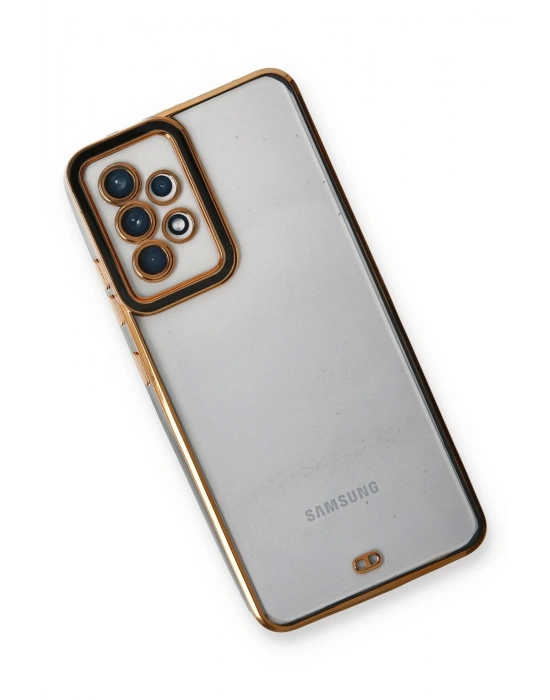 Newface Samsung Galaxy A53 5G Kılıf Liva Lens Silikon - Siyah