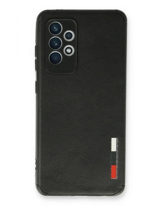 Newface Samsung Galaxy A53 5G Kılıf Loop Deri Silikon - Siyah